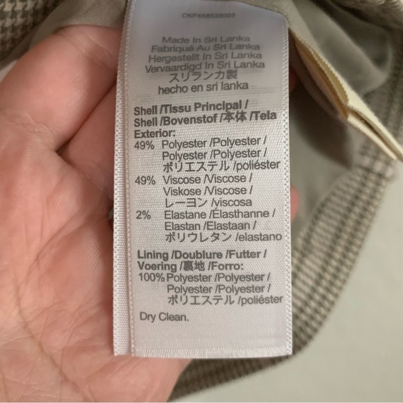 Madewell Dorset blazer in windowpane XXS - Picture 5 of 9